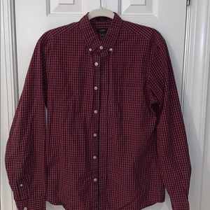 J. Crew Men’s Slim Fit Gingham Shirt size M
